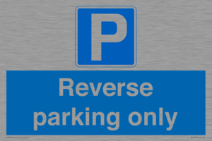 Reverse parking only